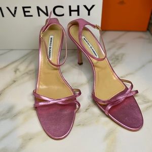 Pink Strappy Manolo Blahnik Heels